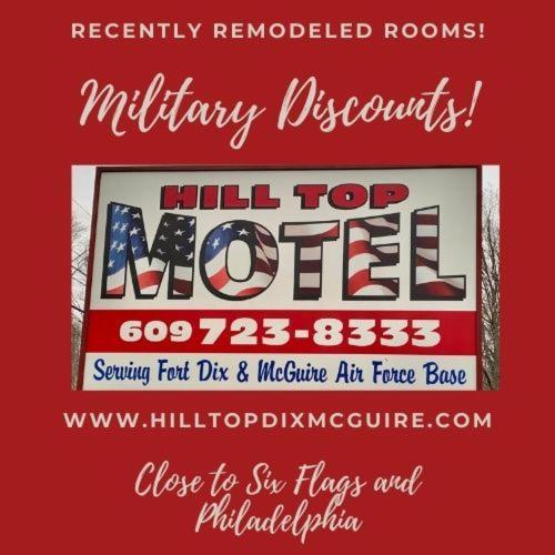 Hill Top Motel Wrightstown Eksteriør bilde